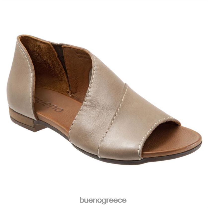 Bueno Footwear διαμερίσματα ανοιχτό γκρι γυναίκες βυρσοδέψης 2406DB244