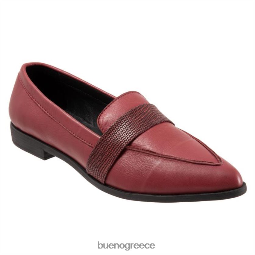 Bueno Footwear διαμερίσματα δαμάσκηνο γυναίκες Μπρίστολ 2406DB145