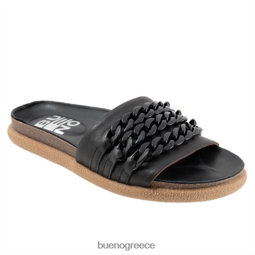Bueno Footwear διαμερίσματα μαύρος γυναίκες Εμέλια 2406DB93
