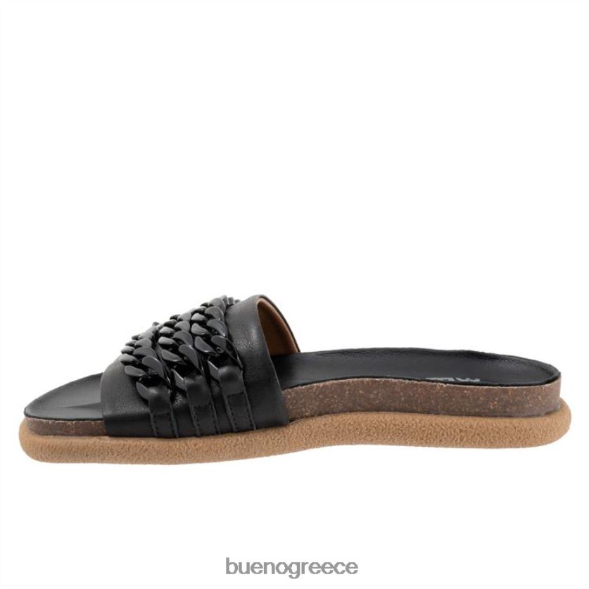 Bueno Footwear διαμερίσματα μαύρος γυναίκες Εμέλια 2406DB93