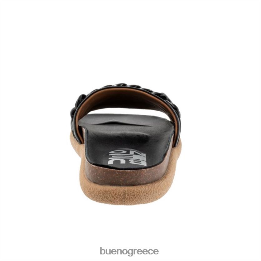 Bueno Footwear διαμερίσματα μαύρος γυναίκες Εμέλια 2406DB93