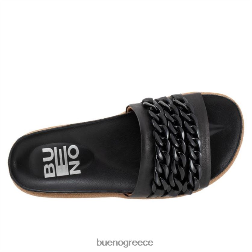 Bueno Footwear διαμερίσματα μαύρος γυναίκες Εμέλια 2406DB93