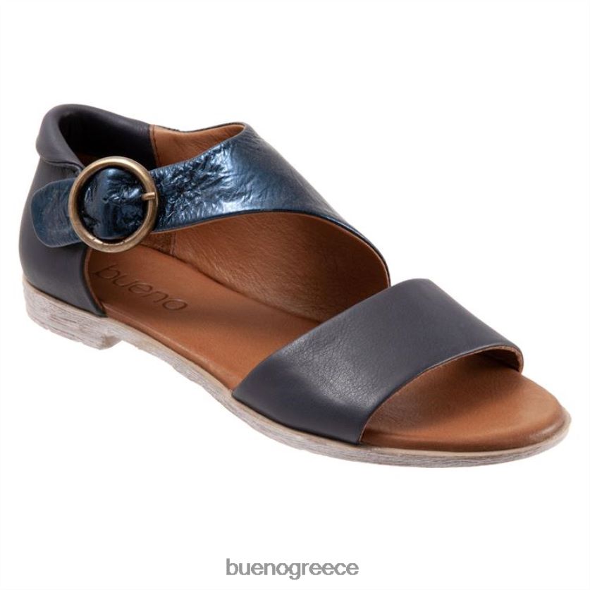 Bueno Footwear διαμερίσματα ναυτικό ναυτικό μεταλλικό γυναίκες yvonne 2406DB260