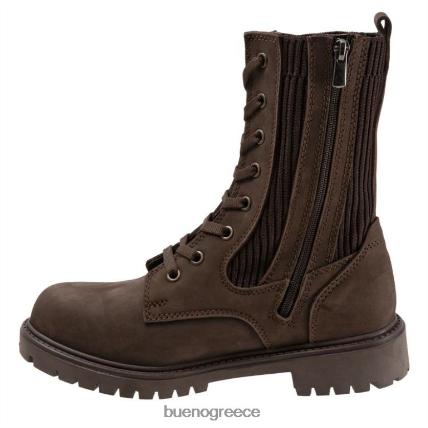 Bueno Footwear μπότες καφέ nubuck γυναίκες Στέλλα 2406DB63