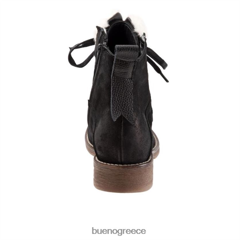 Bueno Footwear μπότες μαύρο nubuck γυναίκες αρκουδάκι 2406DB78