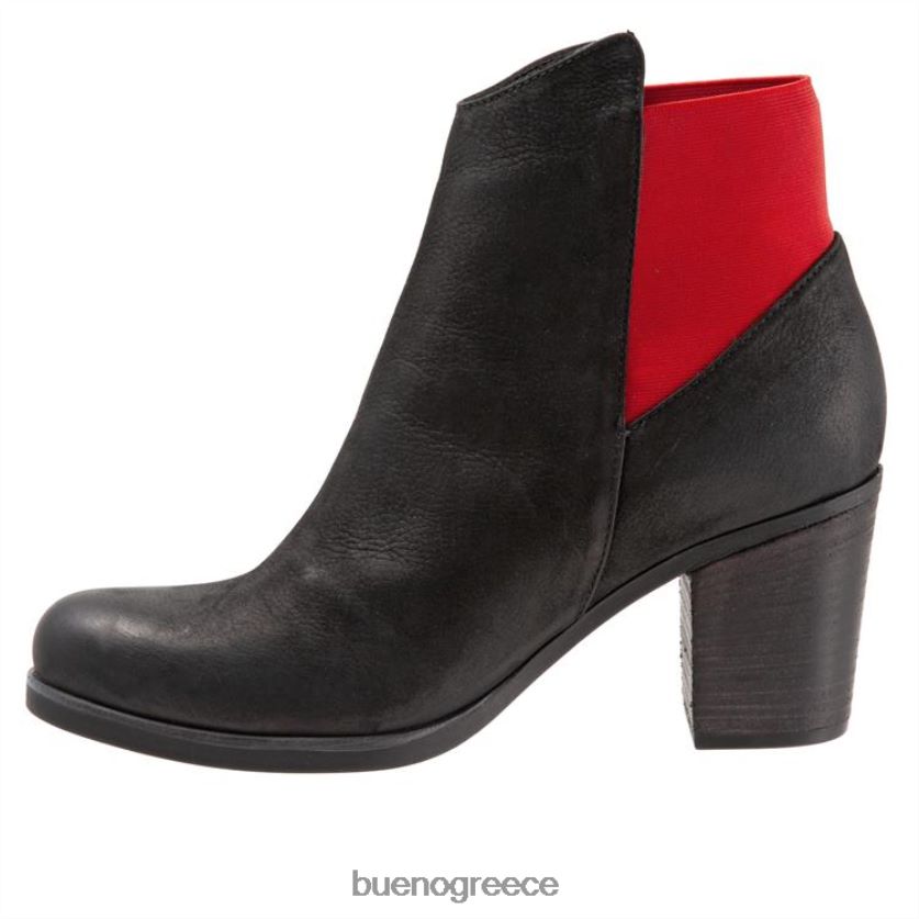Bueno Footwear μπότες μαύρο nubuck κόκκινο γυναίκες watt 2406DB91
