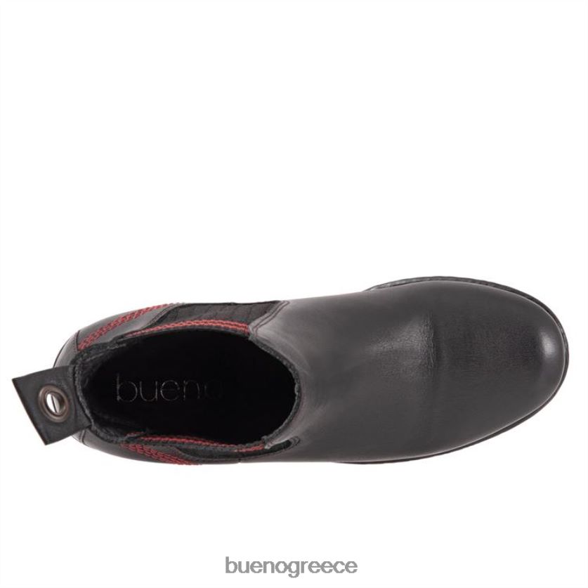 Bueno Footwear μπότες μαύρο κόκκινο πλεκτό γυναίκες Φλόριντα 2406DB83