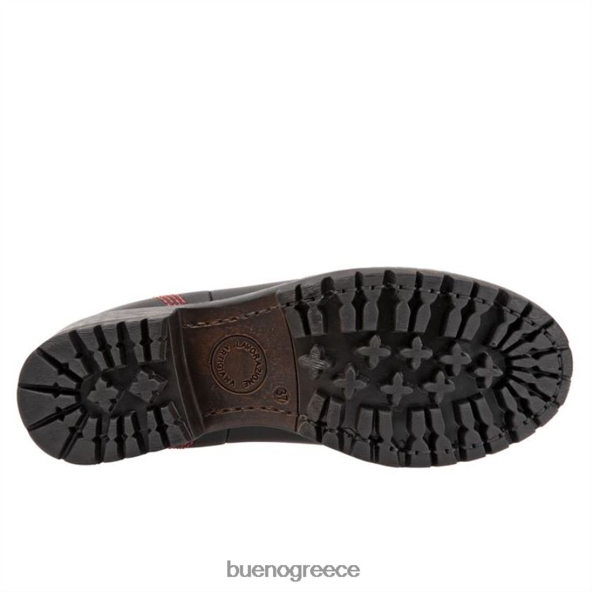 Bueno Footwear μπότες μαύρο κόκκινο πλεκτό γυναίκες Φλόριντα 2406DB83