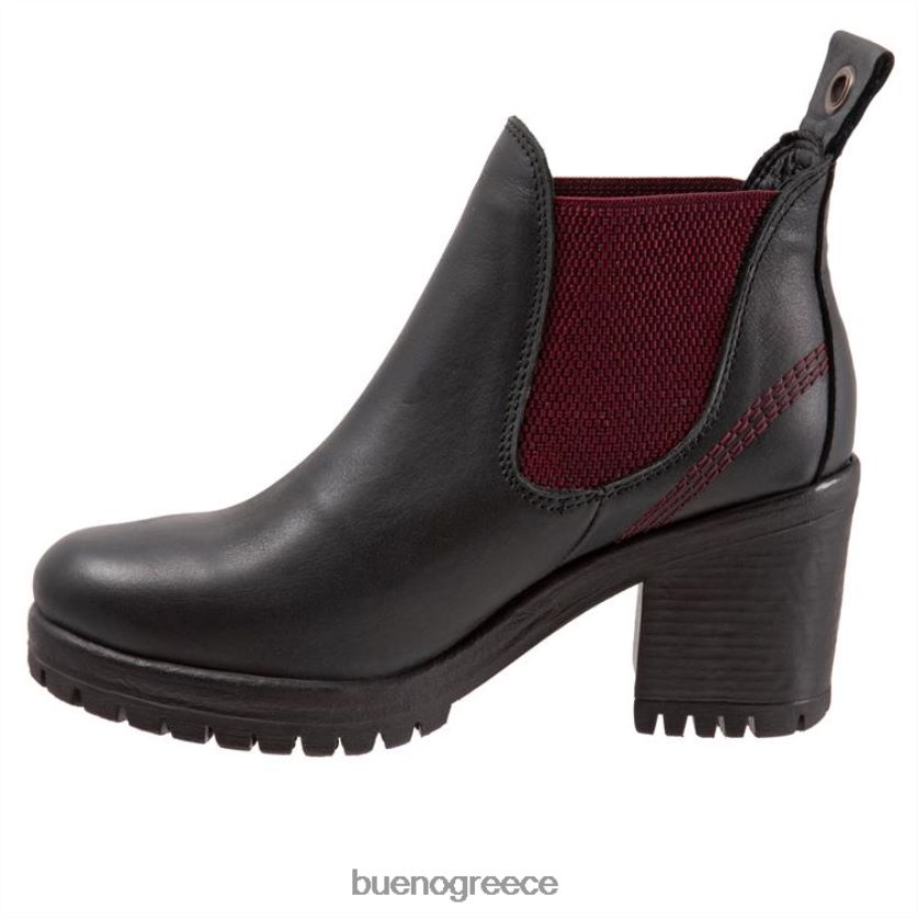 Bueno Footwear μπότες μαύρο μπορντό γυναίκες πτήση 2406DB53