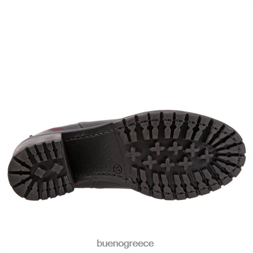 Bueno Footwear μπότες μαύρο μπορντό γυναίκες πτήση 2406DB53