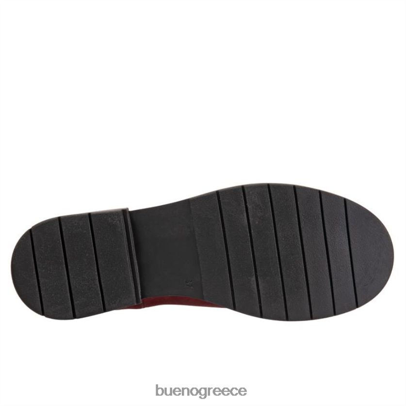Bueno Footwear μπότες σκούρο κόκκινο nubuck γυναίκες Ανετα 2406DB73