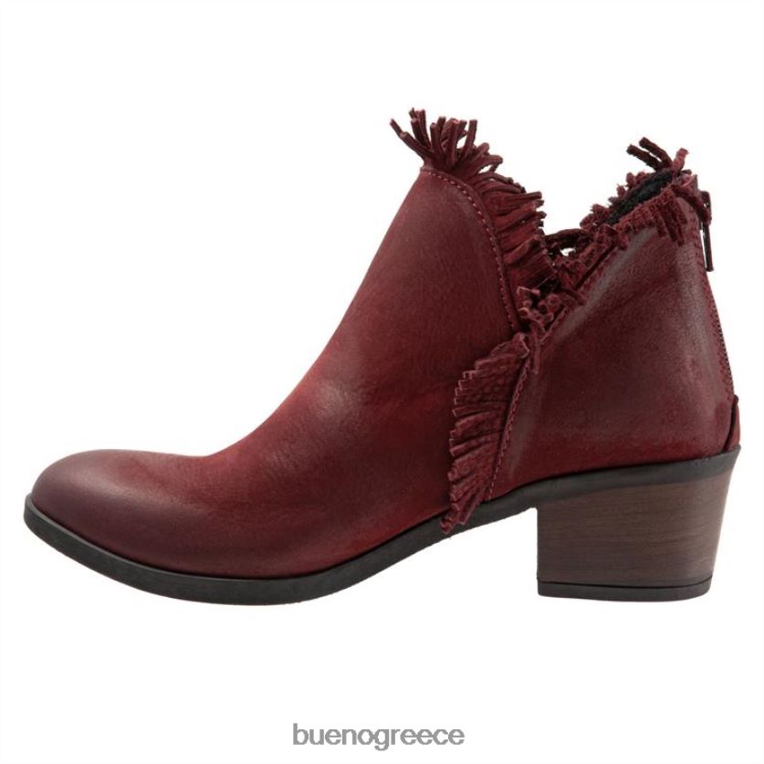 Bueno Footwear μπότες σκούρο κόκκινο nubuck γυναίκες κατι 2406DB86