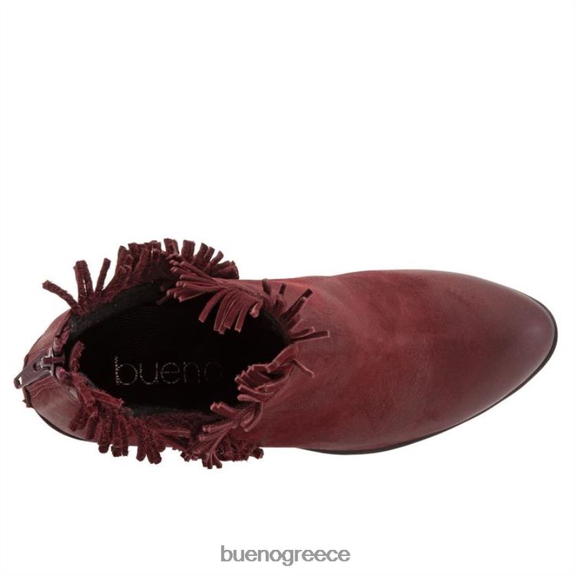 Bueno Footwear μπότες σκούρο κόκκινο nubuck γυναίκες κατι 2406DB86