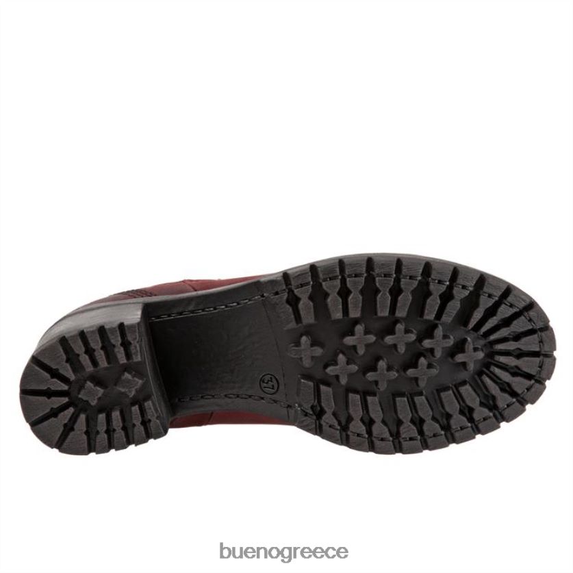 Bueno Footwear μπότες σκούρο κόκκινο nubuck γυναίκες πτήση 2406DB52