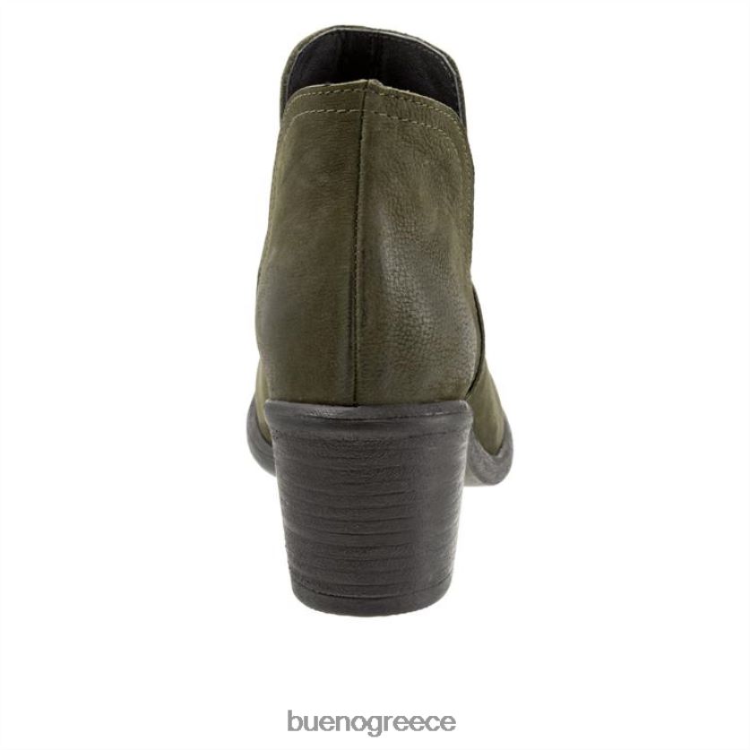 Bueno Footwear μπότες στρατός πράσινο nubuck γυναίκες Dylan 2406DB90