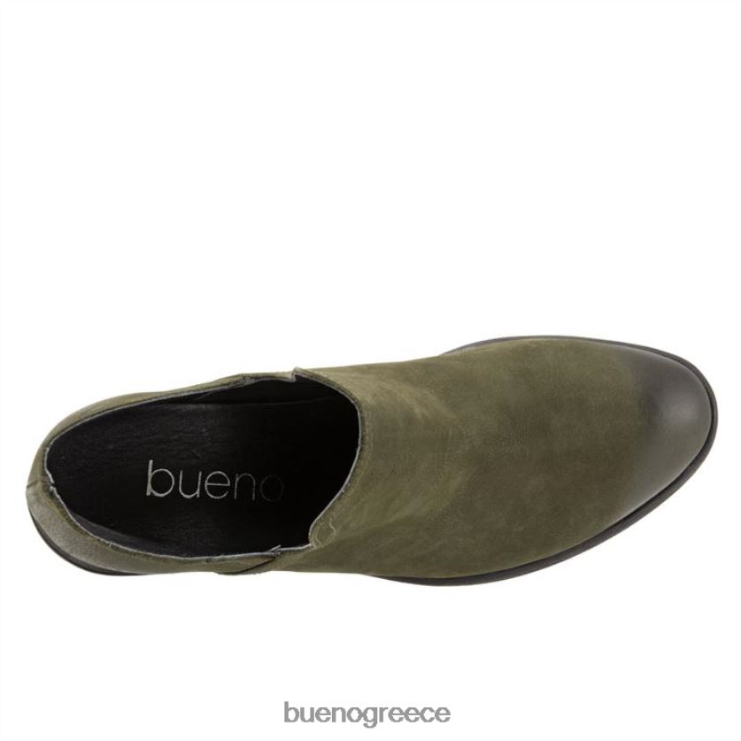 Bueno Footwear μπότες στρατός πράσινο nubuck γυναίκες Dylan 2406DB90