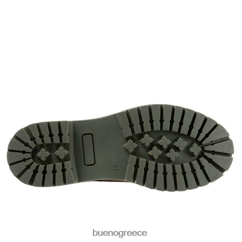 Bueno Footwear μπότες στρατός πράσινο nubuck γυναίκες Στέλλα 2406DB64