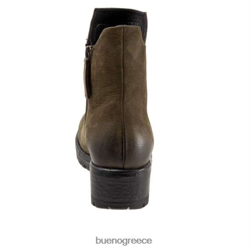 Bueno Footwear μπότες στρατός πράσινο nubuck γυναίκες σιδηρουργείο 2406DB48