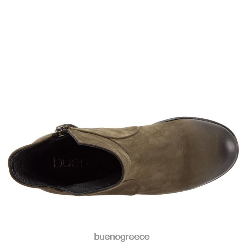 Bueno Footwear μπότες στρατός πράσινο nubuck γυναίκες σιδηρουργείο 2406DB48