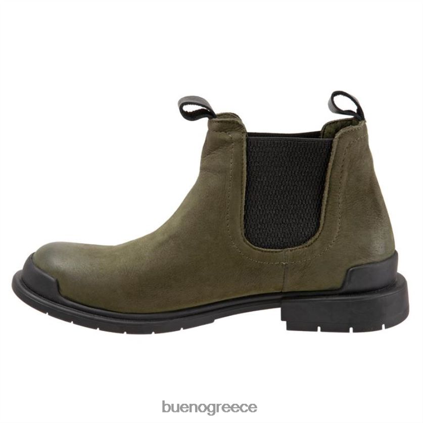 Bueno Footwear μπότες χακί nubuck γυναίκες Ανετα 2406DB72