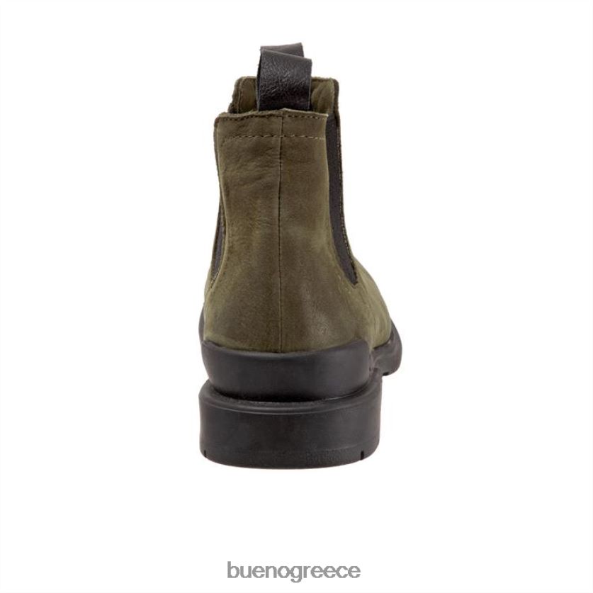 Bueno Footwear μπότες χακί nubuck γυναίκες Ανετα 2406DB72