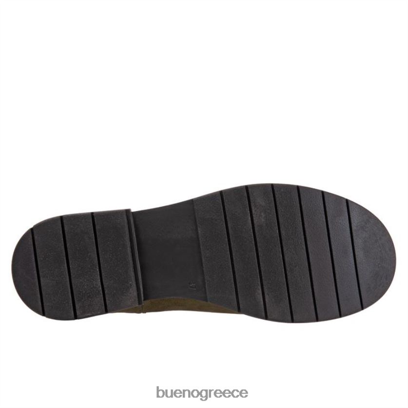 Bueno Footwear μπότες χακί nubuck γυναίκες Ανετα 2406DB72