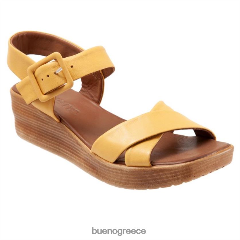 Bueno Footwear τακούνια μουστάρδα γυναίκες Μάνι 2406DB331