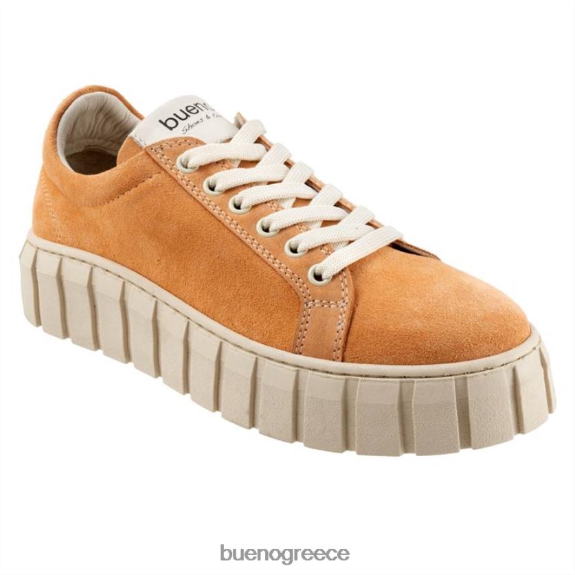 Bueno Footwear αθλητικά σουέτ βερίκοκο γυναίκες τάλια 2406DB370