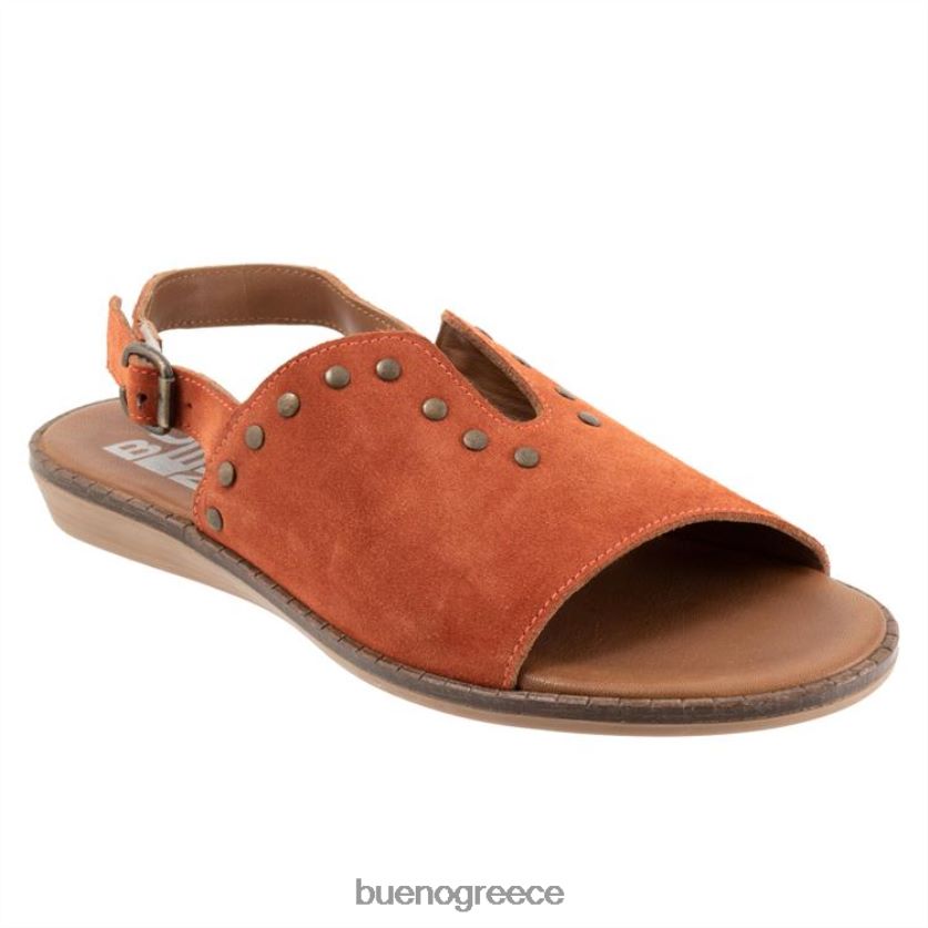 Bueno Footwear διαμερίσματα κόκκινο σουέτ γυναίκες Ντάκσα 2406DB110