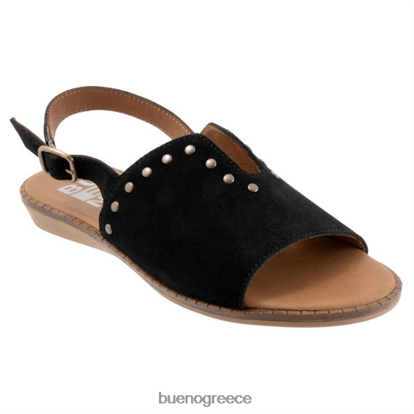 Bueno Footwear διαμερίσματα μαύρο σουέτ γυναίκες Ντάκσα 2406DB111