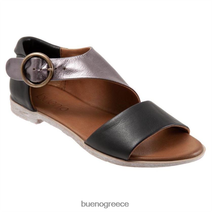 Bueno Footwear διαμερίσματα μαύρο κασσίτερο μεταλλικό γυναίκες yvonne 2406DB259