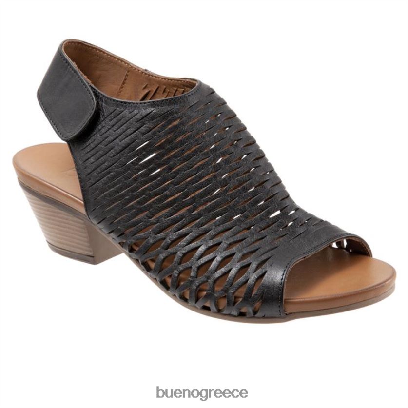 Bueno Footwear τακούνια μαύρος γυναίκες δαντελωτό 2406DB308